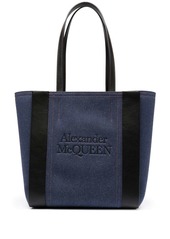 Alexander McQueen logo embossed tote bag