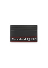 Alexander McQueen Logo Leather Card Holder