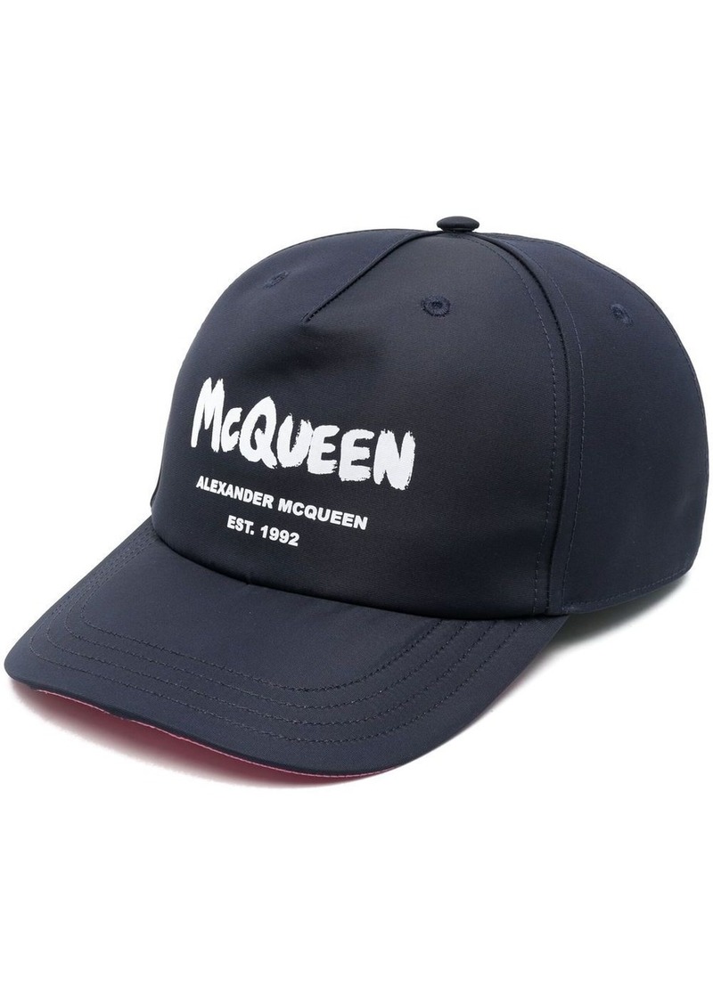 Alexander McQueen logo-print baseball cap