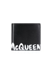 Alexander McQueen logo print bi-fold wallet