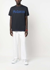 Alexander McQueen logo-print cotton T-shirt