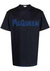 Alexander McQueen logo-print cotton T-shirt