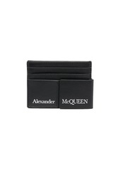 Alexander McQueen logo-print layered cardholder