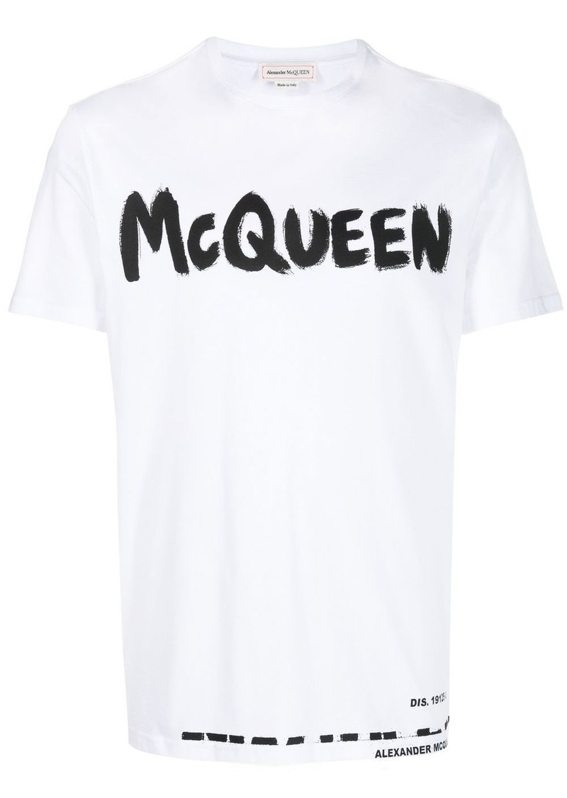 Alexander McQueen logo-print short-sleeved T-shirt