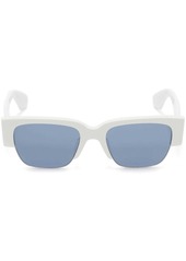 Alexander McQueen logo-print square-frame sunglasses