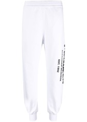 Alexander McQueen logo-print tapered track pants