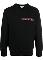 Alexander McQueen logo tape long sleeve sweatshirt