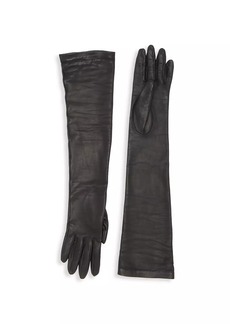 Alexander McQueen Long Leather Gloves