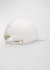 Alexander McQueen Men's Bicolor Logo 6-Panel Baseball Hat