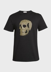 Alexander McQueen Men's Golden Skull T-Shirt