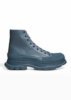 Alexander McQueen Men's Tread Slick Chunky-Sole Ankle Combat Boots