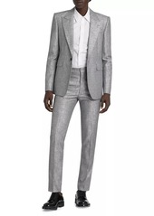 Alexander McQueen Metallic Suit Pants