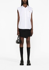 Alexander McQueen Military-pocket sleeveless shirt