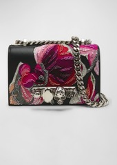 Alexander McQueen Mini Jewel Orchid Chain Shoulder Bag