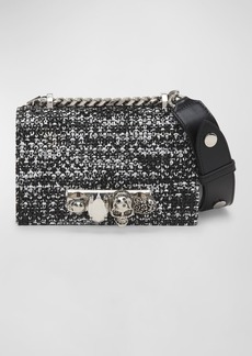 Alexander McQueen Mini Jewel Raffia Crossbody Bag