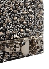 Alexander McQueen Mini Jewelled Leather Shoulder Bag