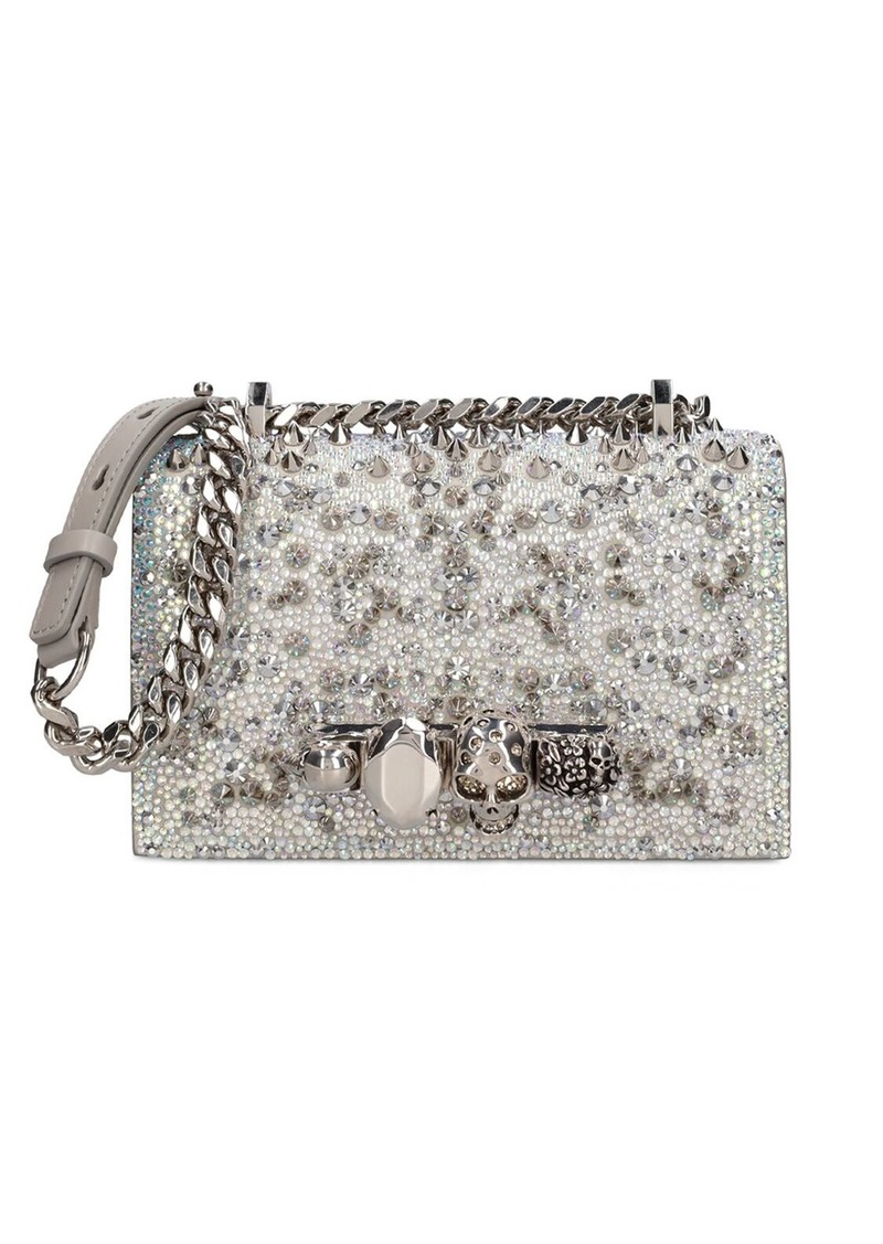 Alexander McQueen Mini Jewelled Satchel Embellished Bag
