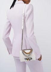 Alexander McQueen Mini Jewelled Satchel Leather Bag