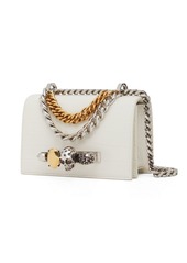 Alexander McQueen Mini Jewelled Satchel Leather Bag