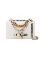 Alexander McQueen Mini Jewelled Satchel Leather Bag