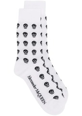 Alexander McQueen multi skull knit socks