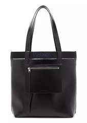 Alexander McQueen North-South Logo Leather Shopper Tote