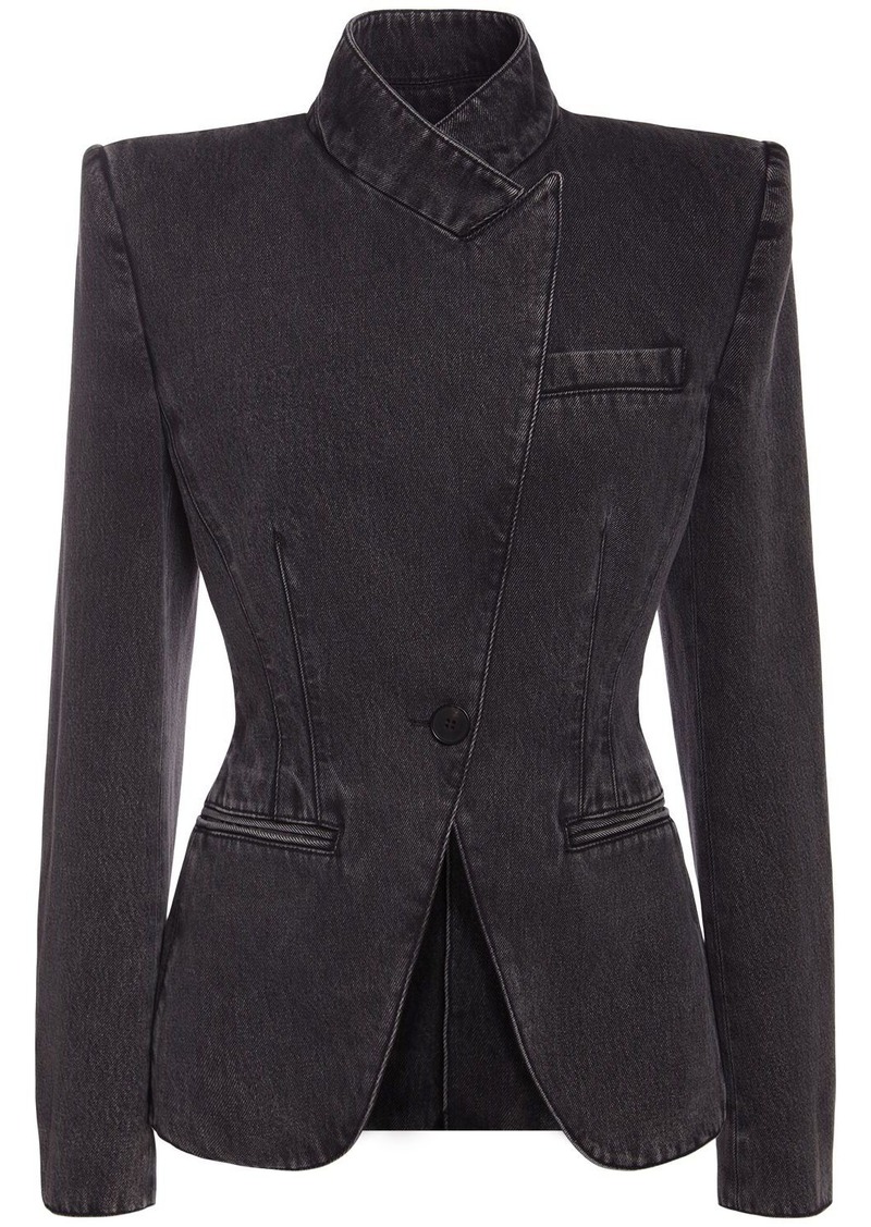 Alexander McQueen Organic Denim Blazer