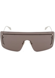 Alexander McQueen oversized-frame tinted sunglasses