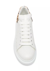 Alexander McQueen Oversized Leather & Printed Calf Half Sneakers