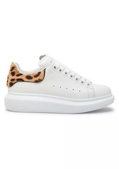 Alexander McQueen Oversized Leather & Printed Calf Half Sneakers