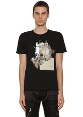 Alexander McQueen Patchwork Print Skull Cotton T-shirt