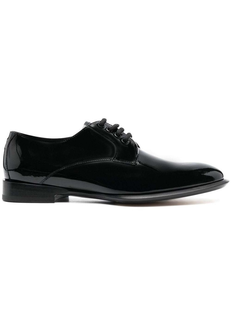 Alexander McQueen patent-leather Oxford shoes