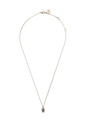 Alexander McQueen pave skull necklace