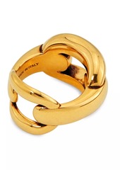 Alexander McQueen Peak Goldtone Chain Ring