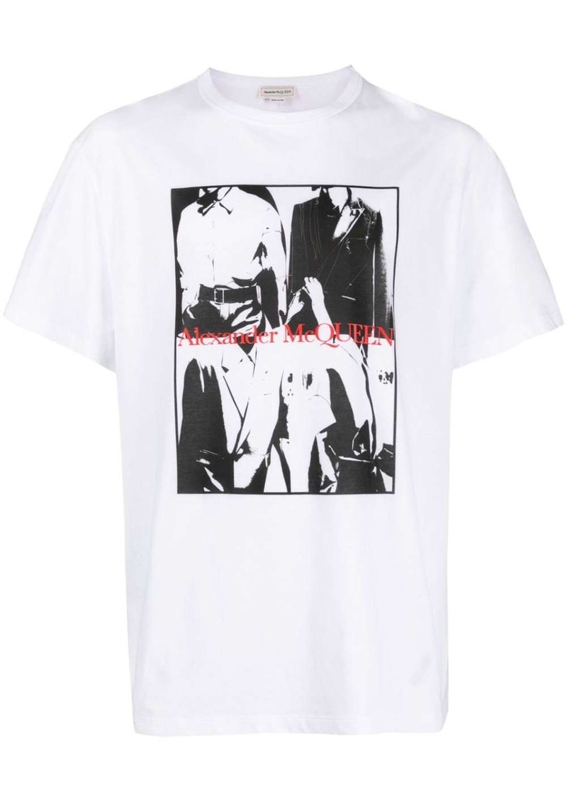 Alexander McQueen photograph-print cotton T-shirt