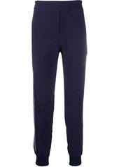 Alexander McQueen piped-trim detailed track pants