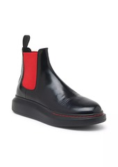 Alexander McQueen Platform Leather Chelsea Boots