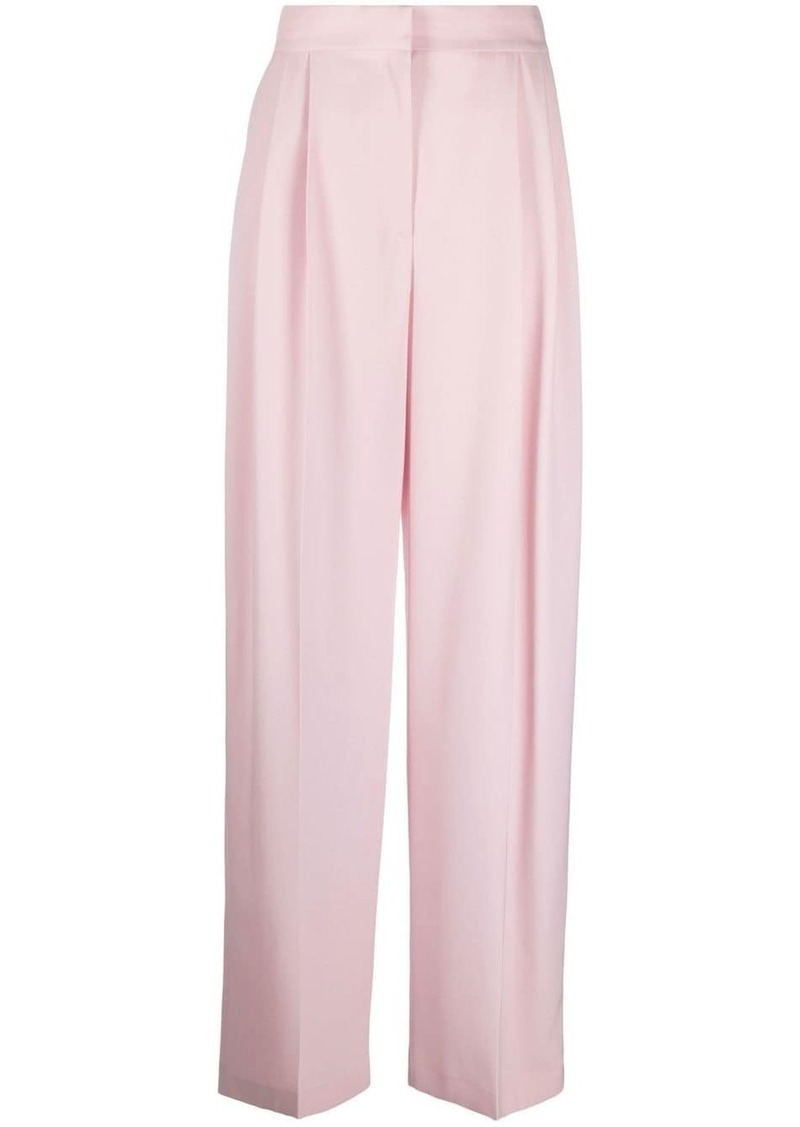 Alexander McQueen pleated high-waisted trousers