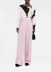 Alexander McQueen pleated high-waisted trousers