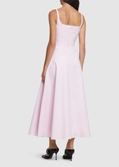 Alexander McQueen Poplin Midi Dress