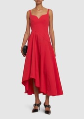 Alexander McQueen Poplin Midi Dress