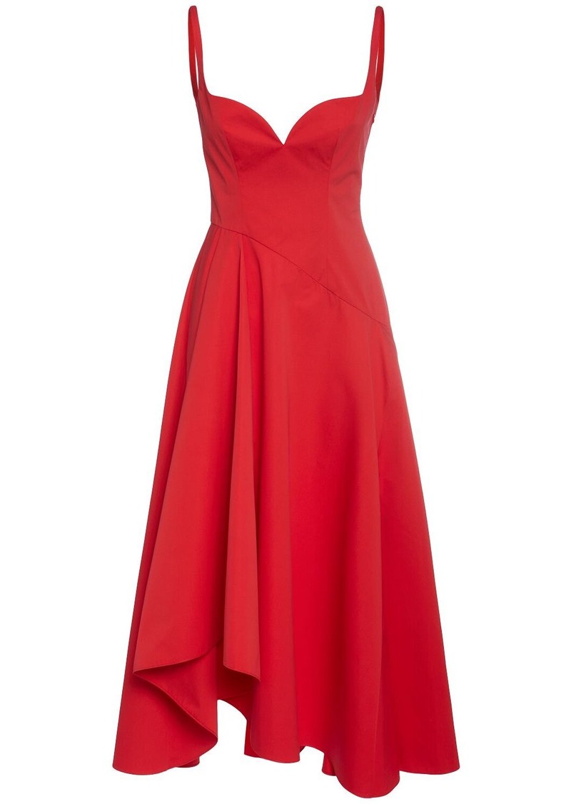 Alexander McQueen Poplin Midi Dress