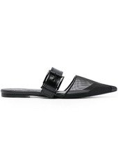 Alexander McQueen Punk point-toe flat mules