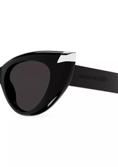 Alexander McQueen Punk Rivet 50MM Cat-Eye Sunglasses