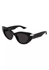 Alexander McQueen Punk Rivet 50MM Cat-Eye Sunglasses