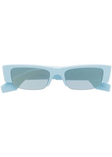 Alexander McQueen rectangle-shape tinted-lenses sunglasses