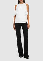 Alexander McQueen Ribbed Cotton Top