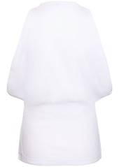 Alexander McQueen Ribbed Cotton Top