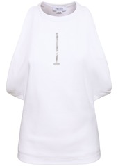 Alexander McQueen Ribbed Cotton Top