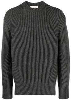 Alexander McQueen ribbed-knit wool jumper